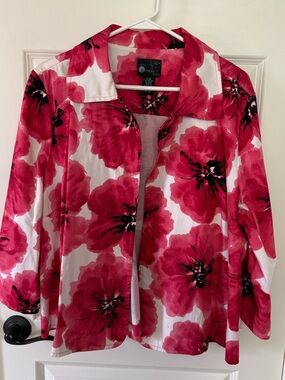 Canyon River Blues Rose Pink Floral Blouse